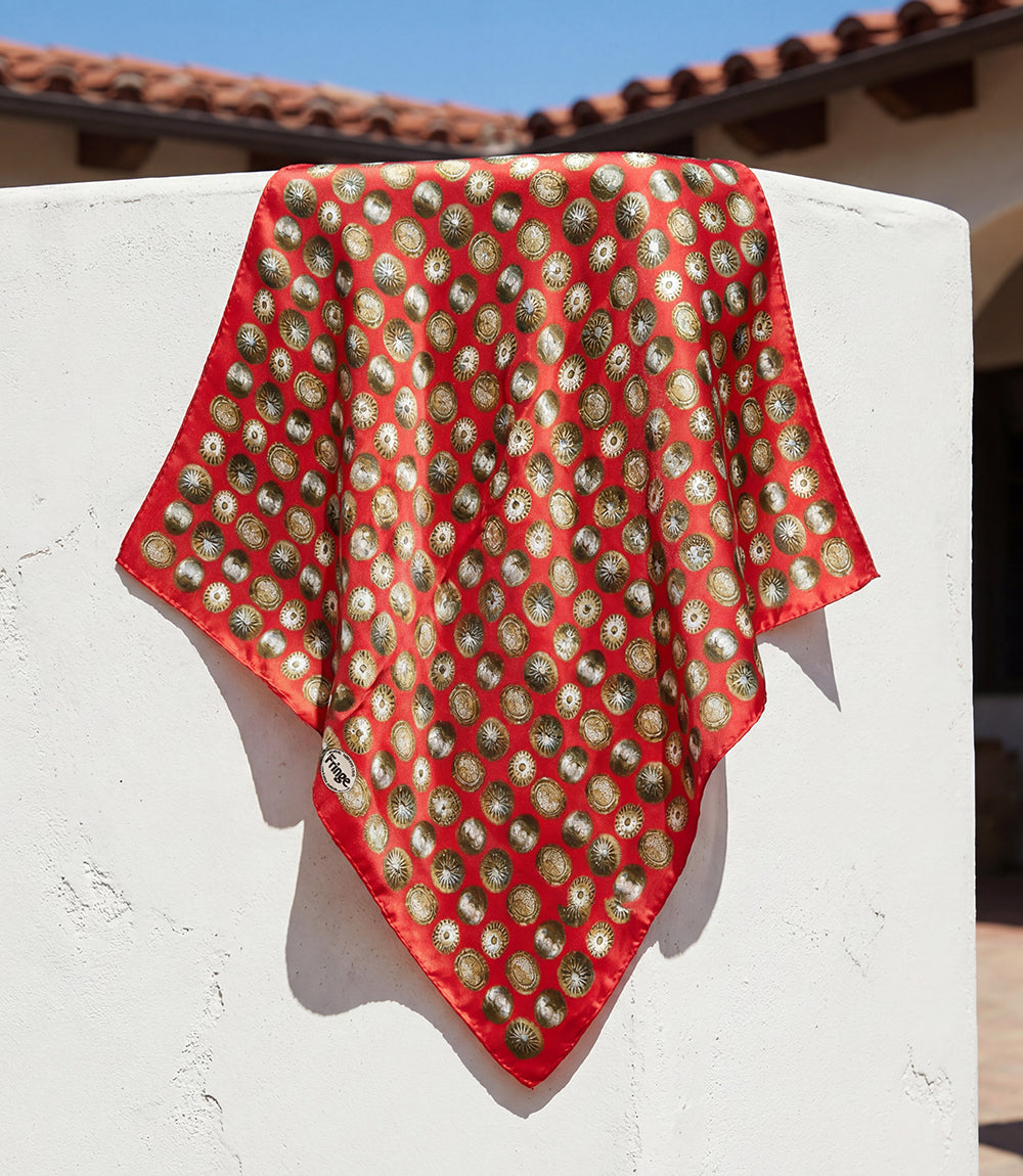 Baby Concho Silk Scarf