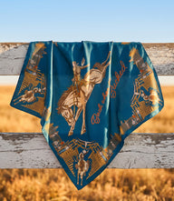 Back When They Bucked Silk Scarf