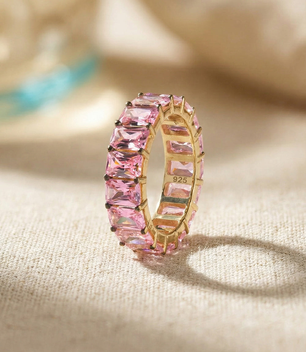 Baguette Gemstone Ring