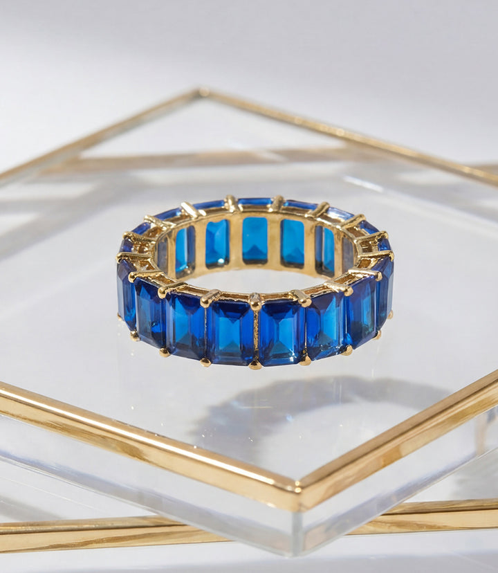 Baguette Gemstone Ring