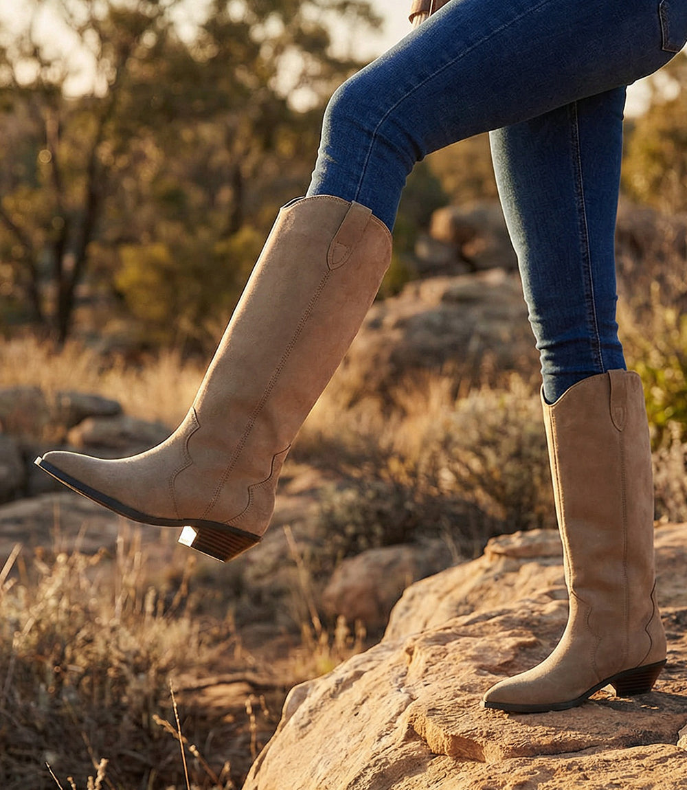Billini Helix Suede Western Boots