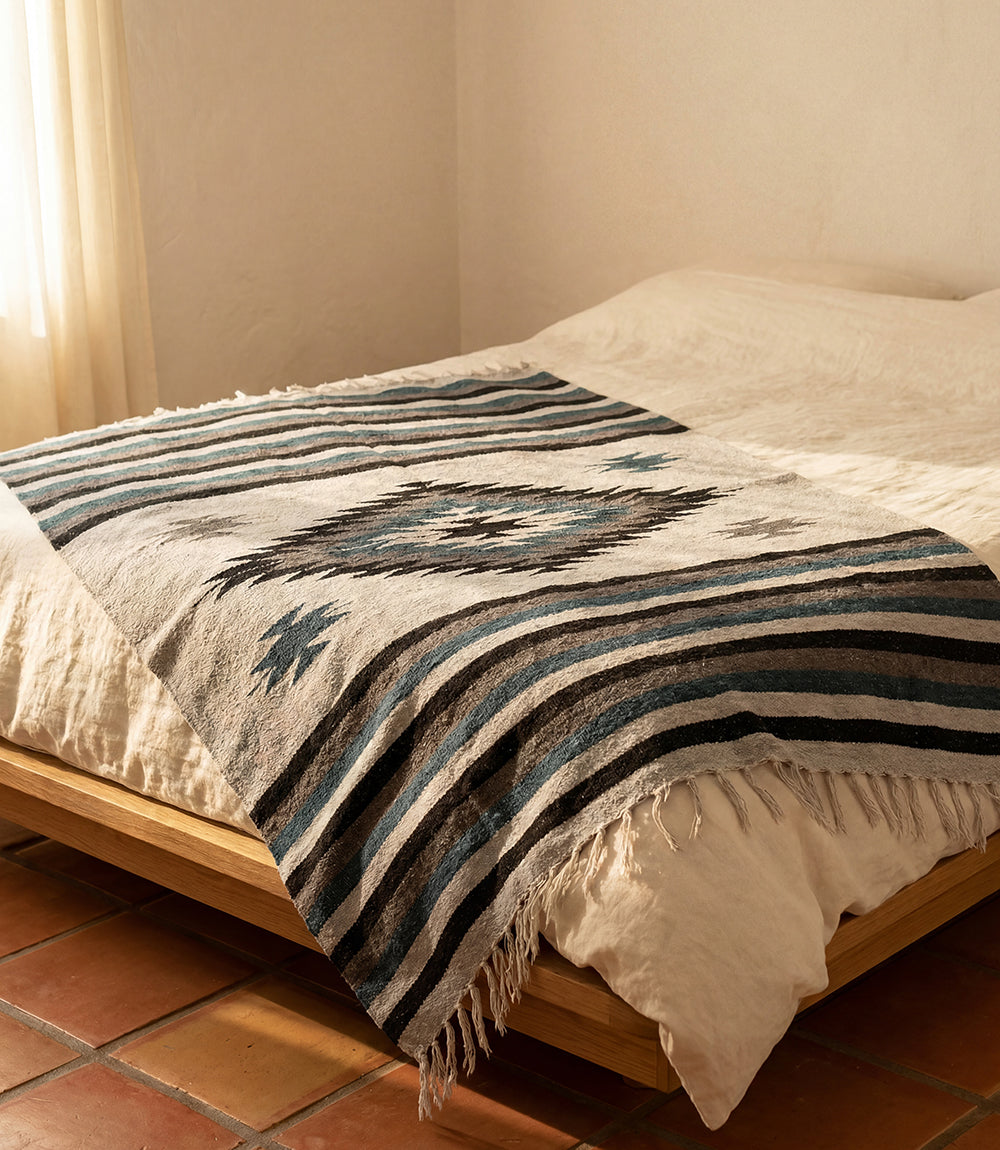 Twilight Gray Diamond Blanket