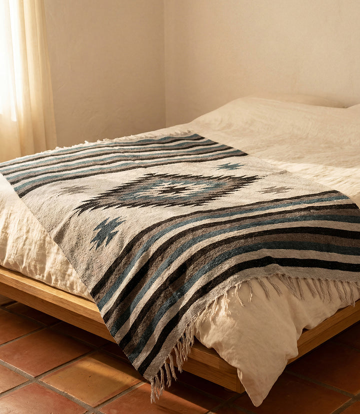 Twilight Gray Diamond Blanket