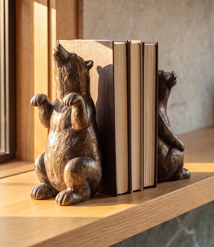 Grizzly Bear Bookends