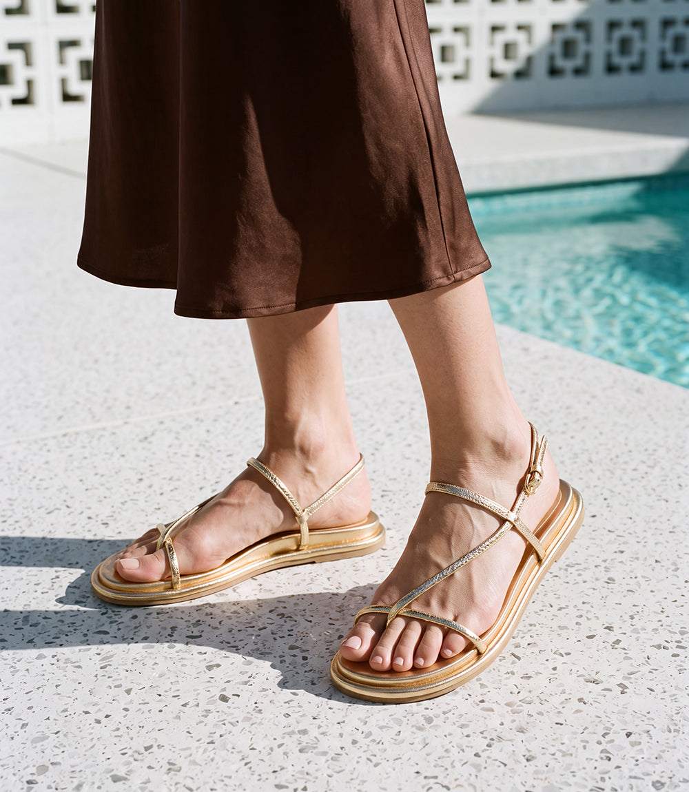 Dolce Vita Dom Metallic Sandals