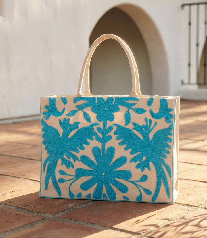 Embroidered Tote Bag