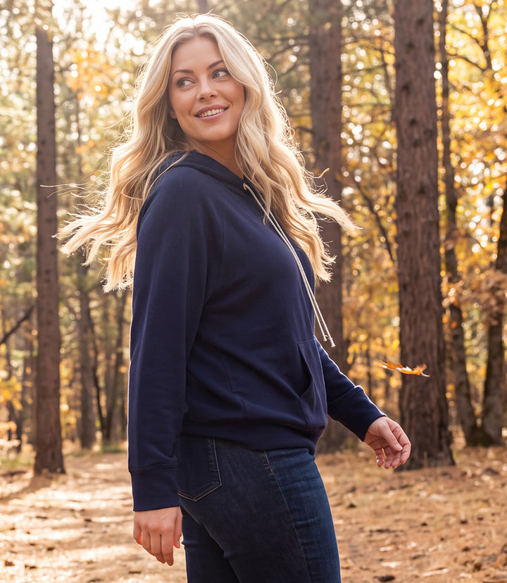 Plus Size Rhinestone Drawstring Hoodie Sweatshirt
