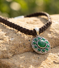 Beaded Concho Necklace