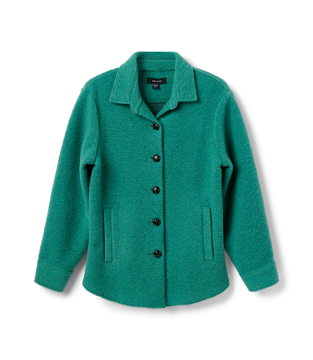 Brushed Shirt Jacket
