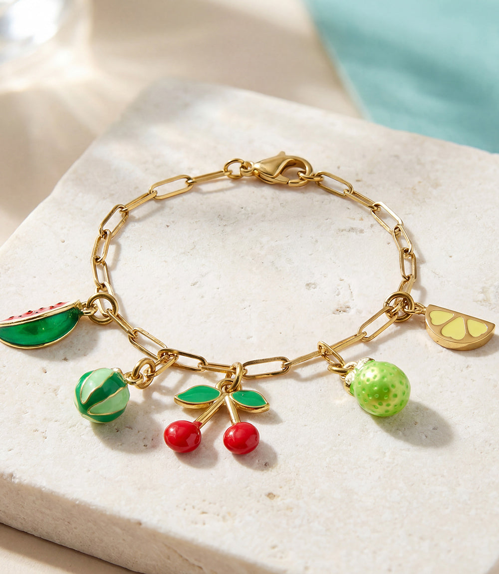 Fruit Charm Bracelet