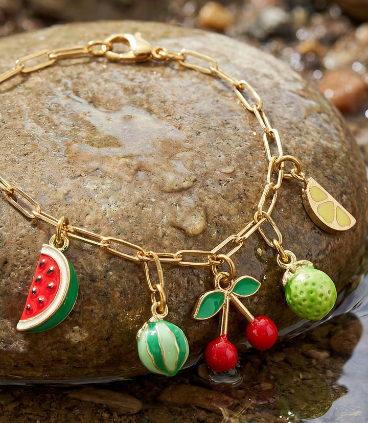 Fruit Charm Bracelet