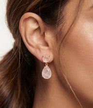 Gemstone Drop Earrings