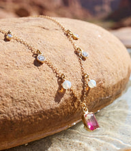 Gemstone Station Necklace