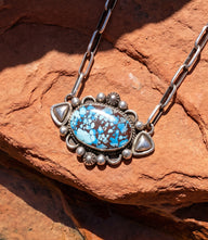 Sterling Silver Golden Hill Turquoise Necklace