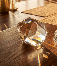 Large Crystal Prism Paperweight