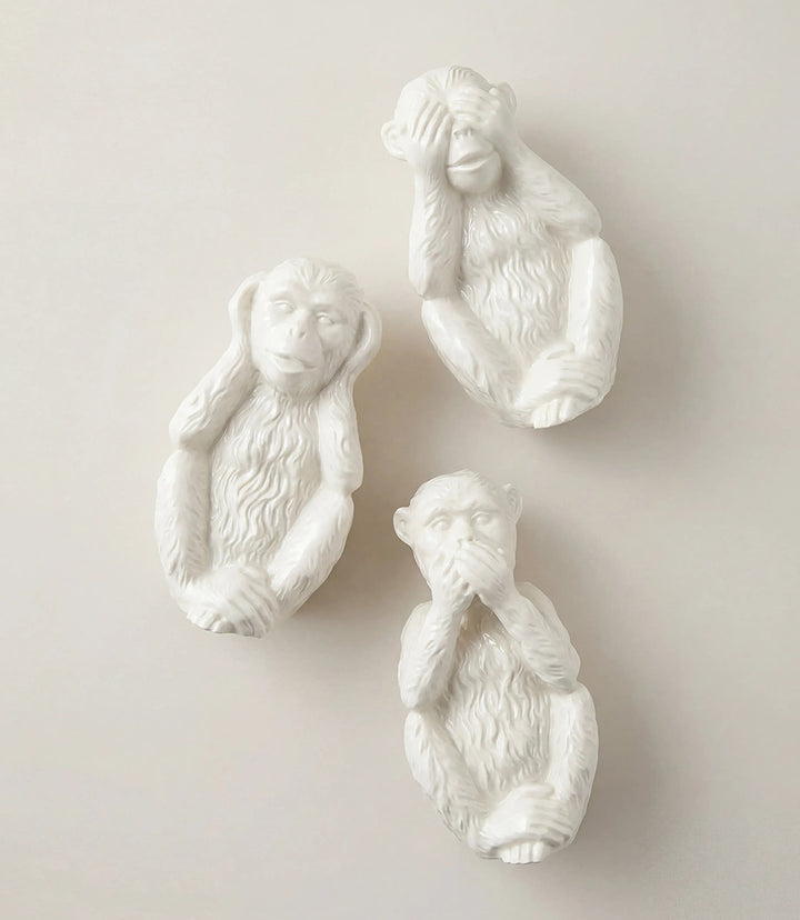 Hear No Evil, See No Evil, Speak No Evil Monkeys
