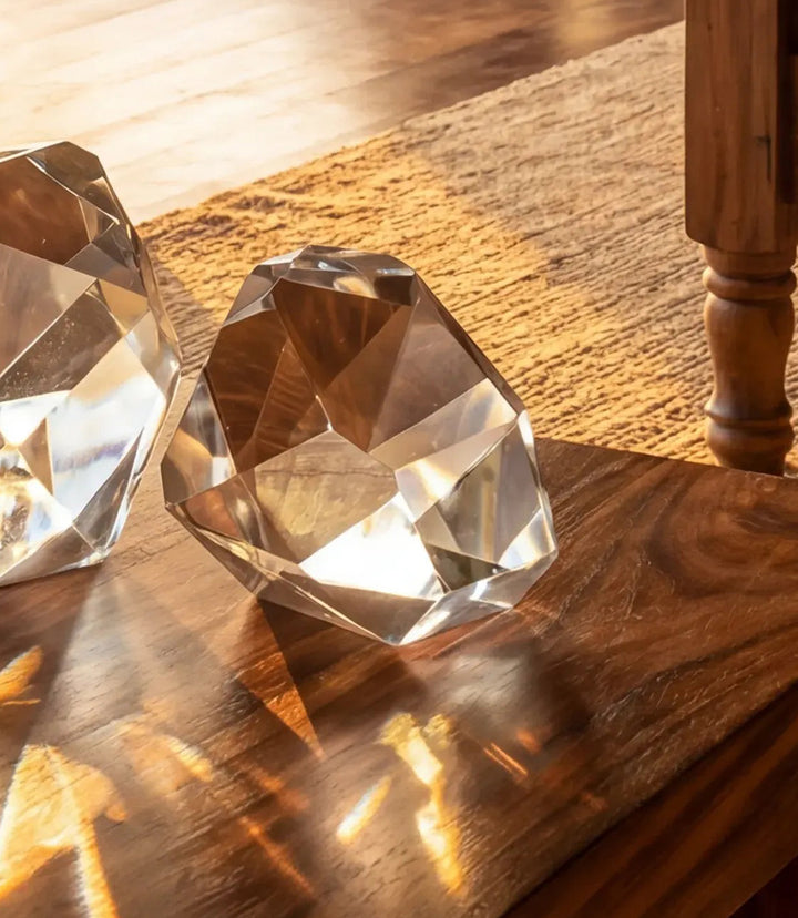 Small Crystal Prism Paperweight