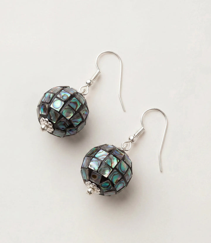 Abalone Stone Earrings