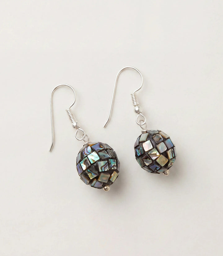 Abalone Stone Earrings