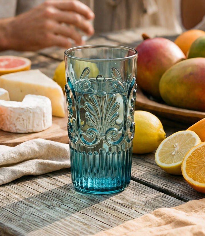 Acrylic Fleur Drinking Glass