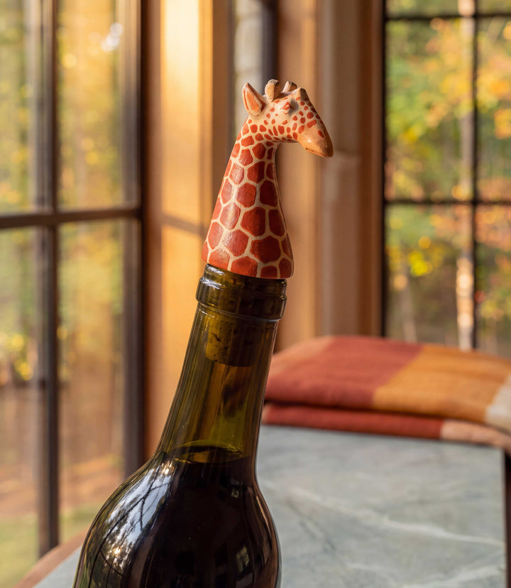 Giraffe Bottle Stopper