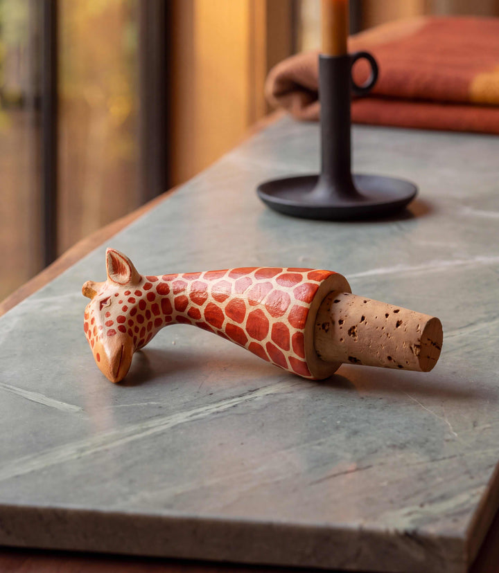 Giraffe Bottle Stopper