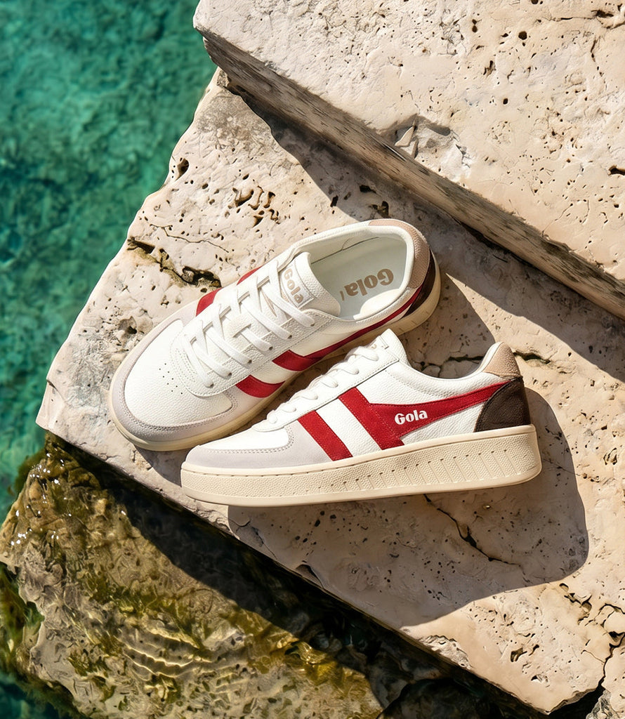 Gola Grandslam Trident Sneakers - Stylish Retro Court Shoes for