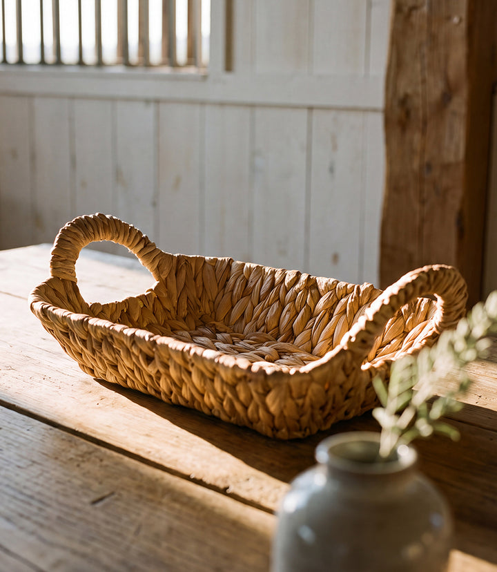 Rectangle Hyacinth Basket