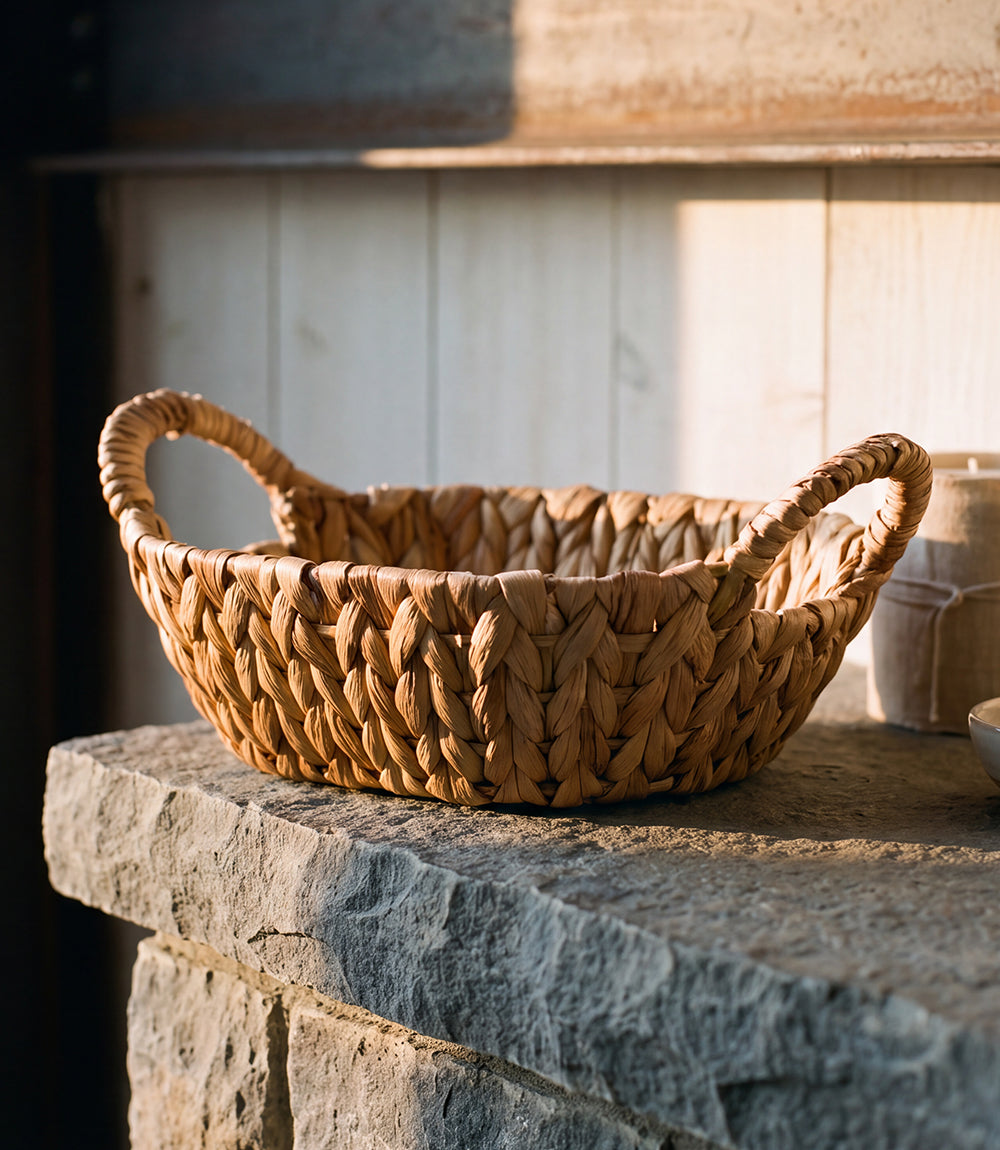 Oval Hyacinth Basket