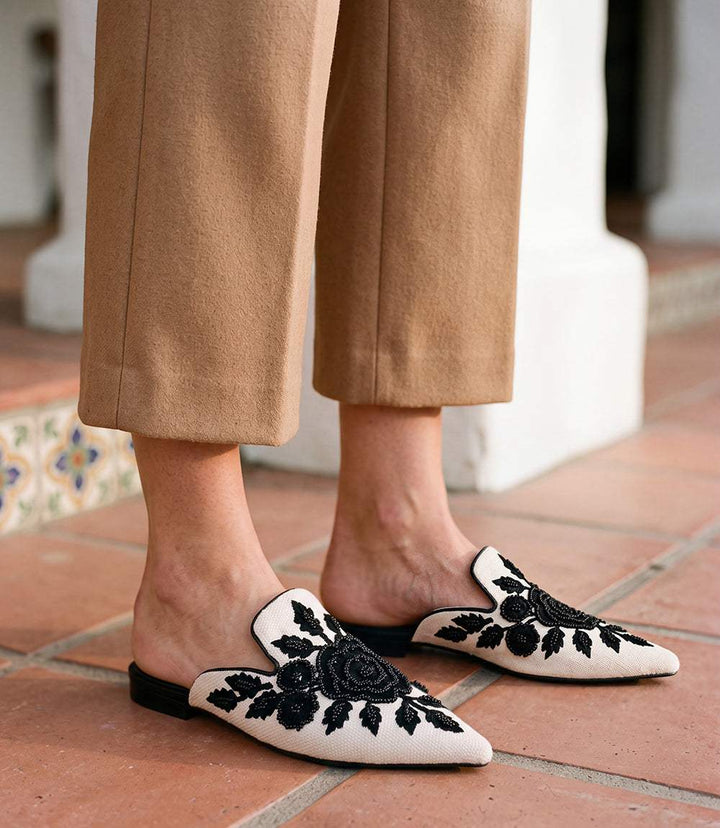 Seychelles Around The World Embroidered Mules