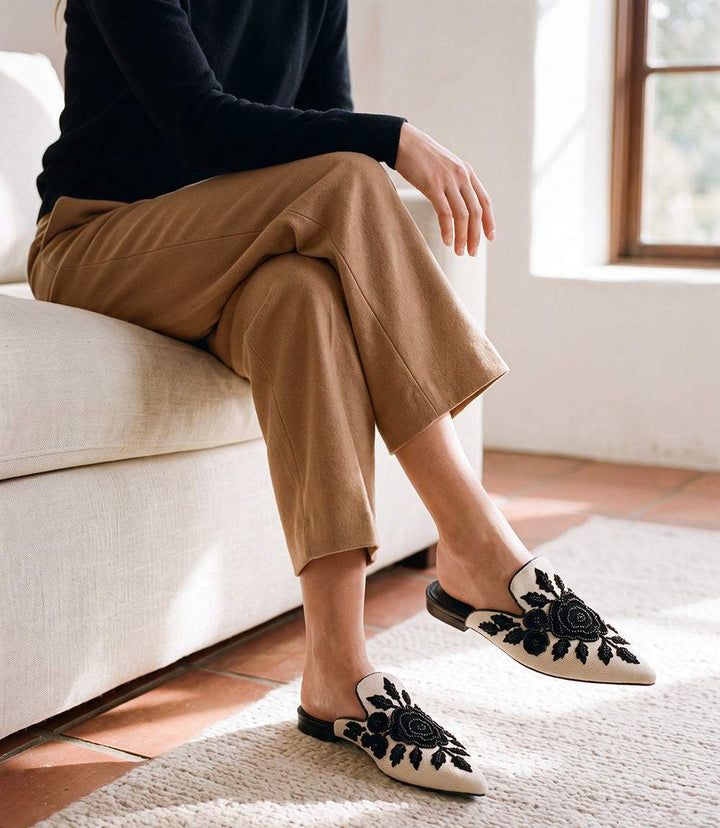 Seychelles Around The World Embroidered Mules