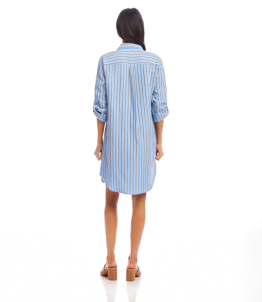 Stripe Shirtdress