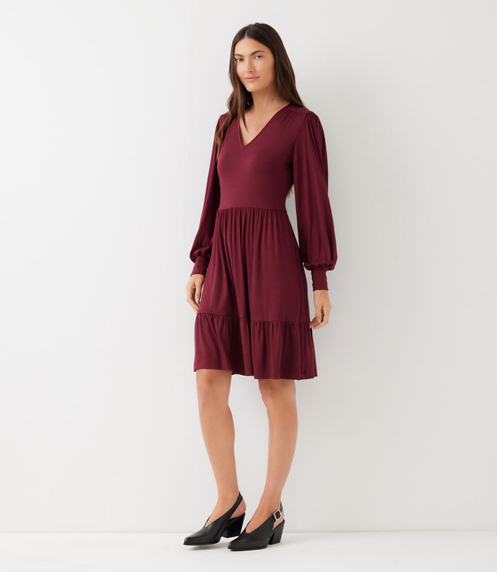 Long Sleeve Tiered Dress