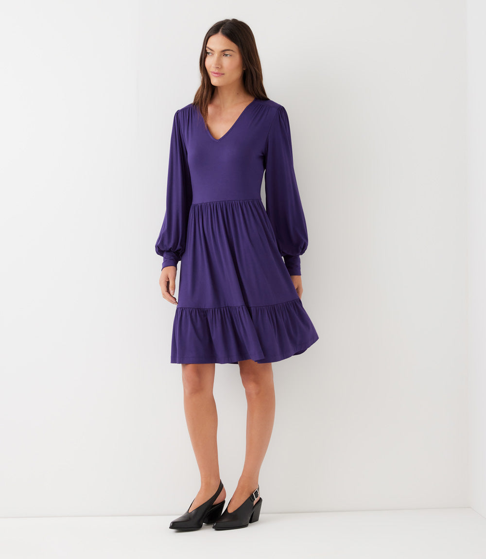 Long Sleeve Tiered Dress