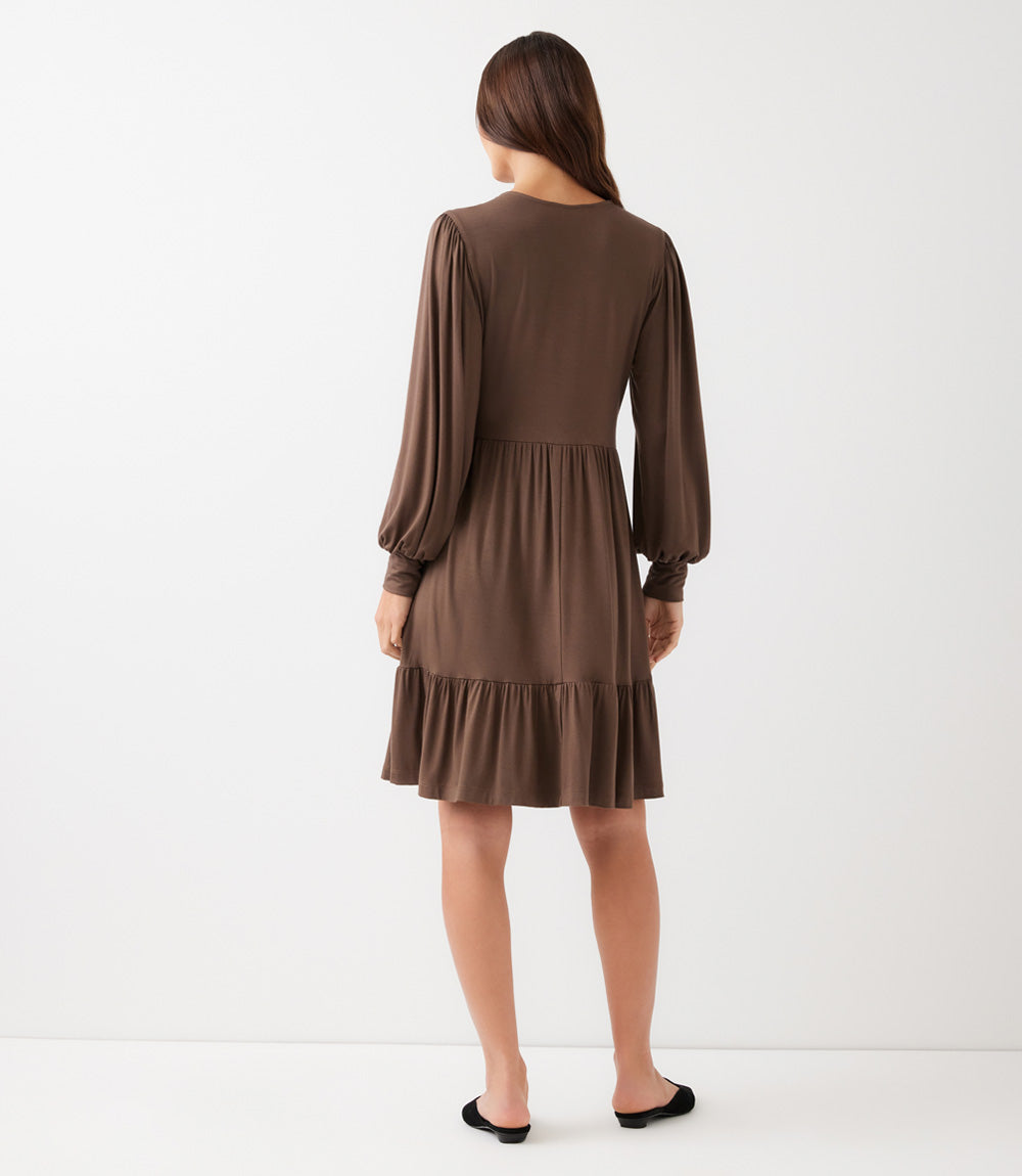 Long Sleeve Tiered Dress