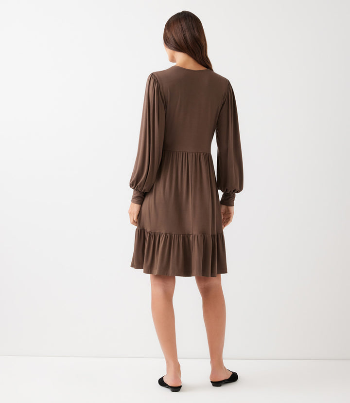 Long Sleeve Tiered Dress