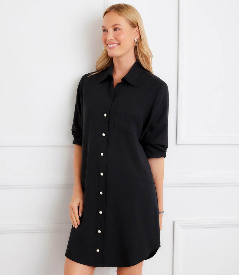 petite black shirt dress Alfani Petite Tie Waist Shirt Dress