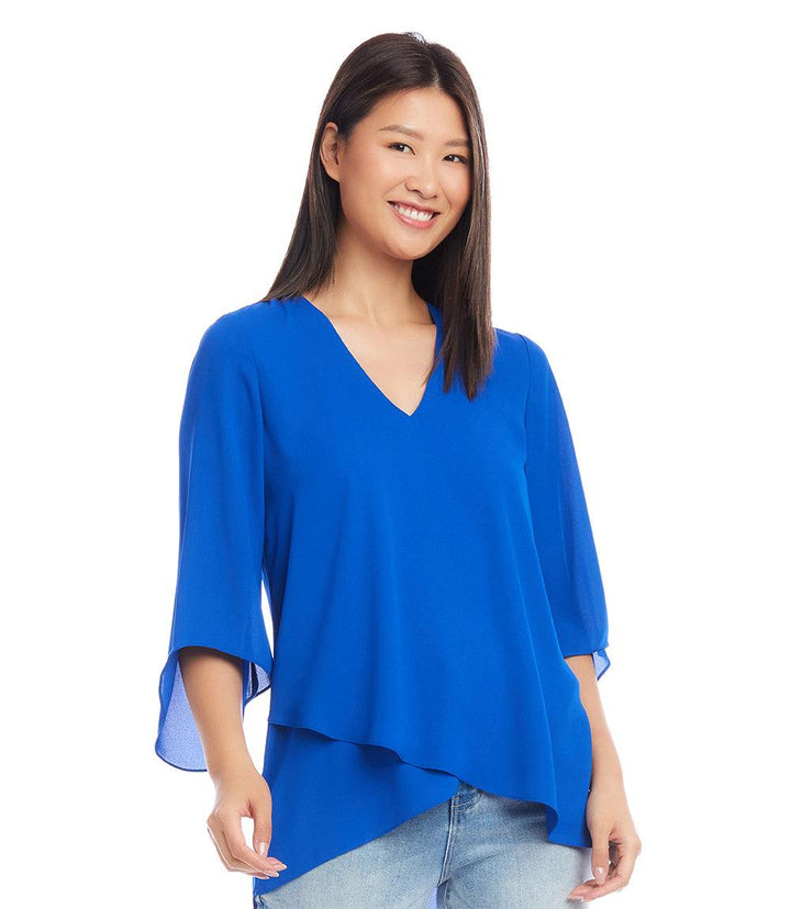 Bracelet Sleeve Asymmetric Top