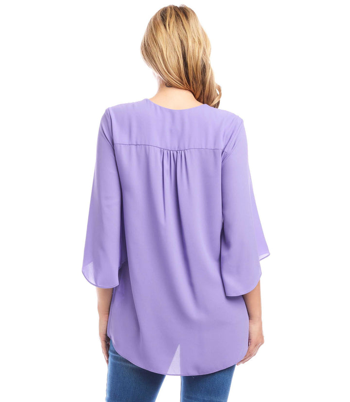 Bracelet Sleeve Asymmetric Top