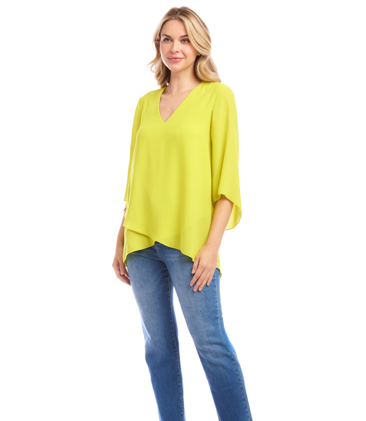 Bracelet Sleeve Asymmetric Top