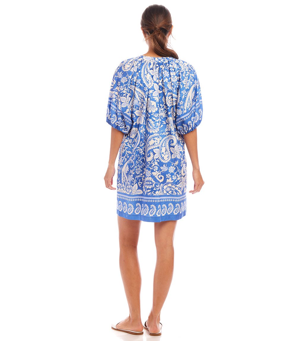 Puff Sleeve Peasant Dress