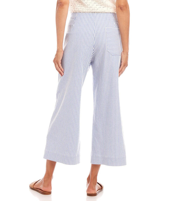 Stripe Cropped Pants