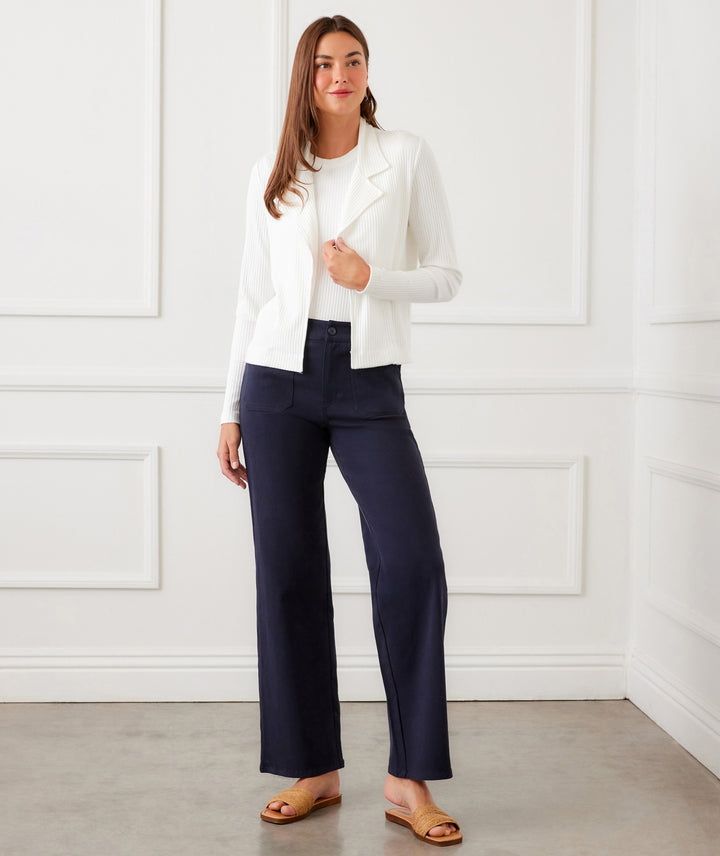 Petite Size Ribbed Jacket