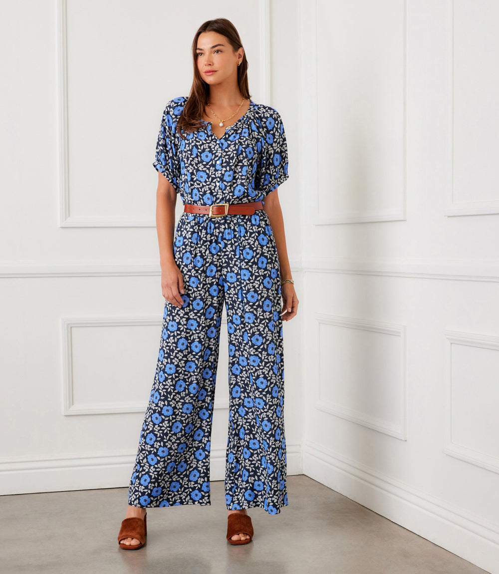 Puff Sleeve Peasant Top