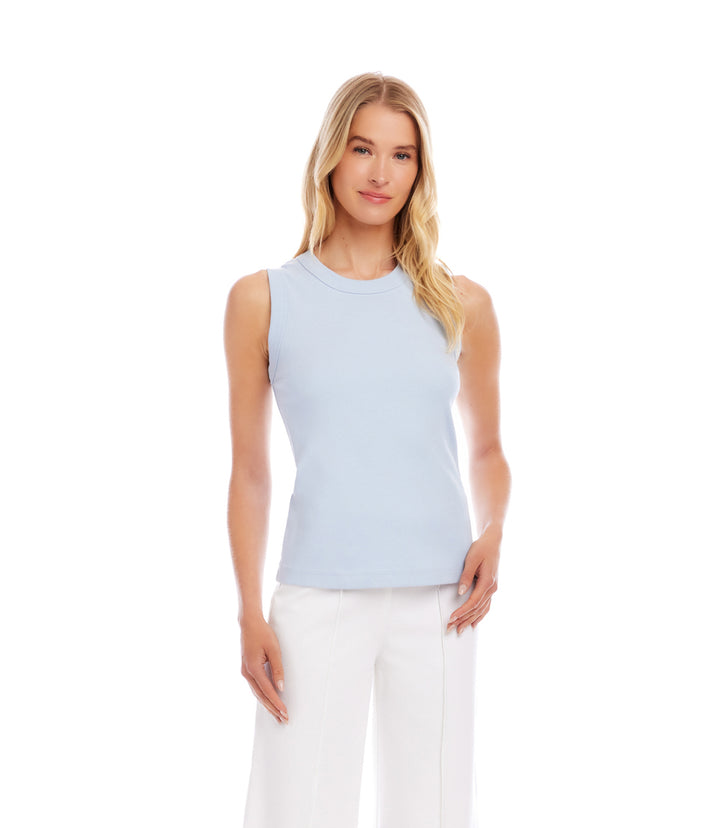 Ribbed Crewneck Tank