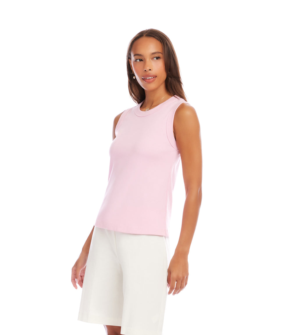 Ribbed Crewneck Tank