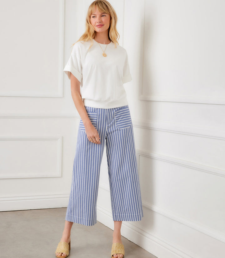 Ribbed Cuffed Sleeve Top