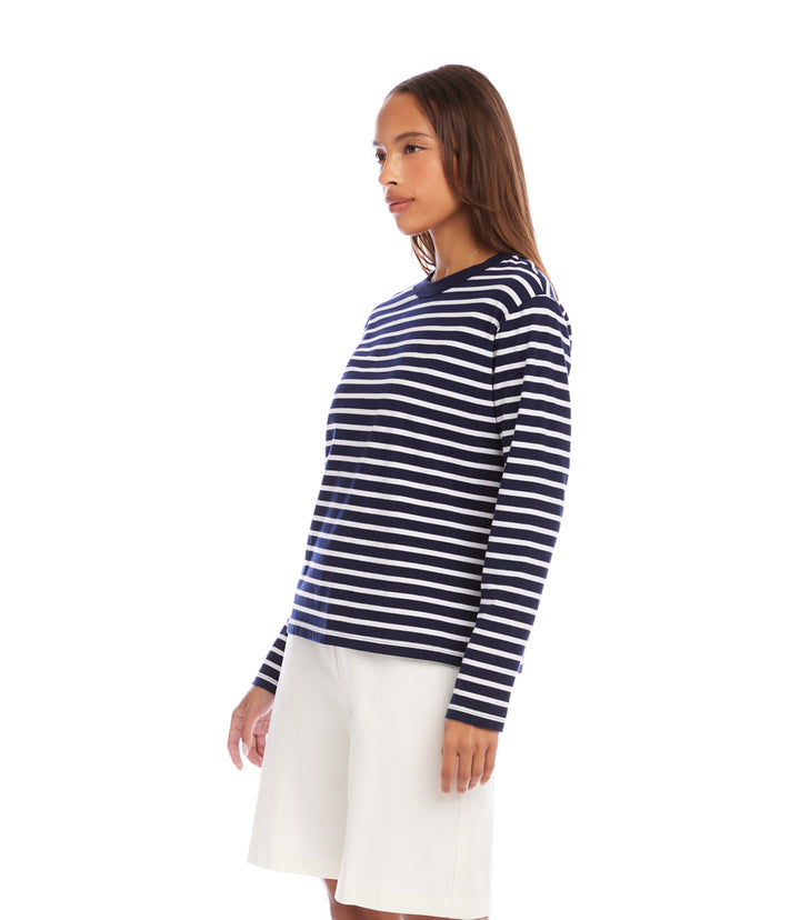 Stripe Long Sleeve Top