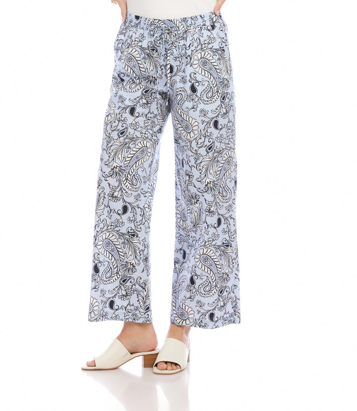 Drawstring Cropped Pants