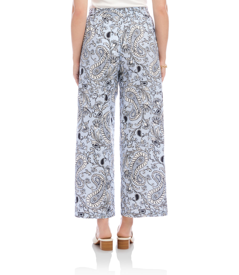 Drawstring Cropped Pants